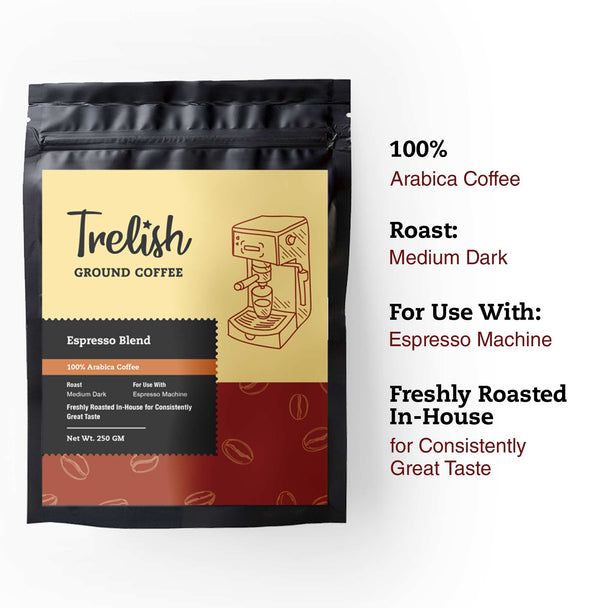 Espresso Blend - Ground Coffee (250 gm)