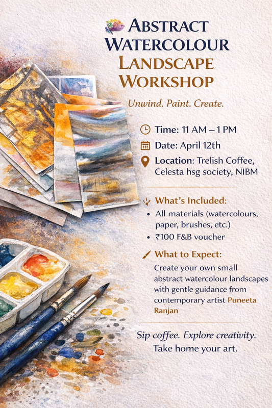 Abstract Water-colour landscape workshop
