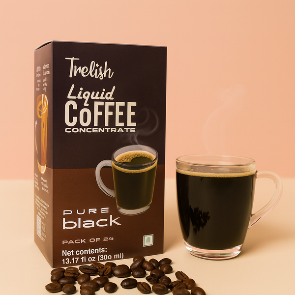 Pure Black Coffee Concentrate - Pack of 24 servings