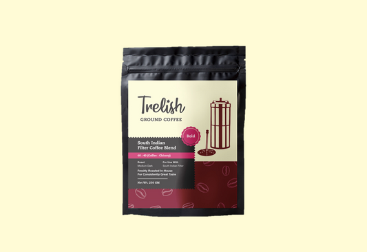 South Indian Filter Coffee 60:40 Blend - Ground Coffee (250 gm)