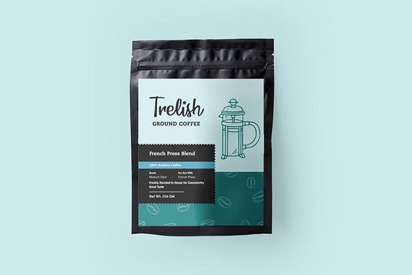 French Press Blend - Ground Coffee (250 gm)