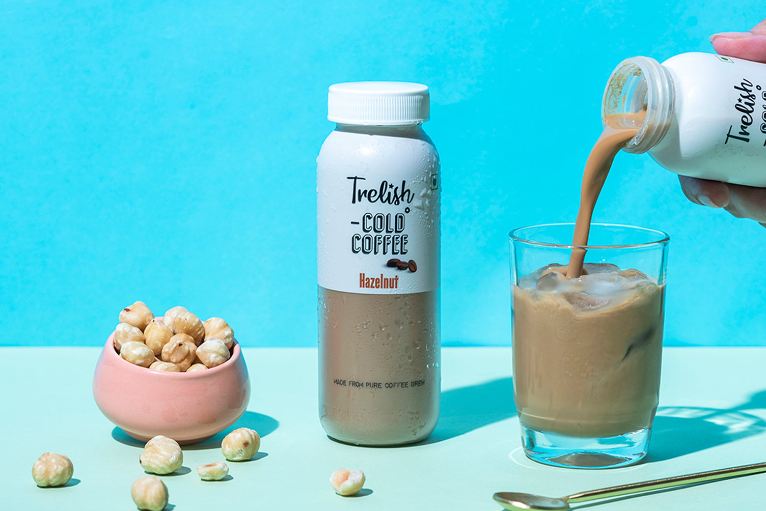 Hazelnut Cold Coffee - Pack of 7 Bottles – Trelish