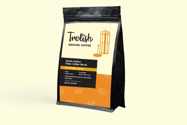 South Indian Filter Coffee 80:20 Blend - Ground Coffee (250 gm)